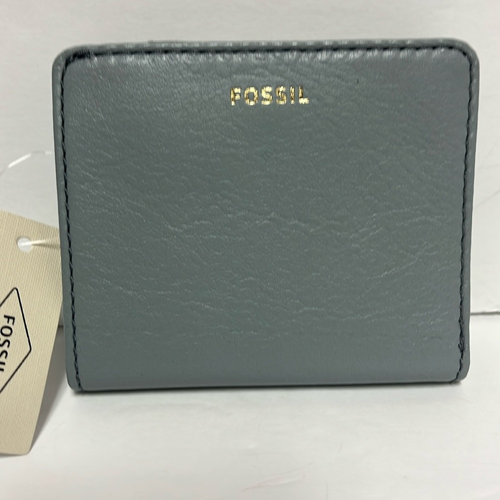 Fossil Madison Bifold Smokey Blue Wallet